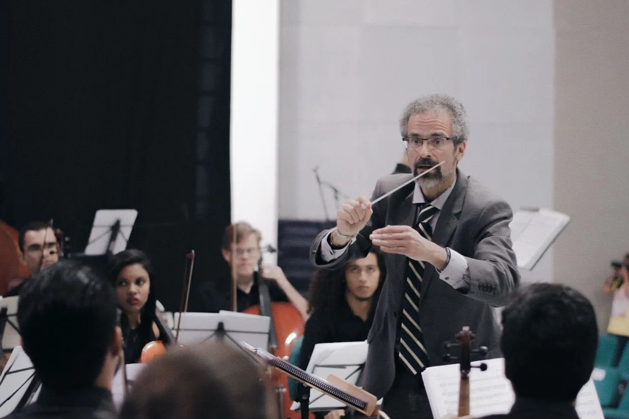 Músicos em apresentação de banda de Música no Ceará