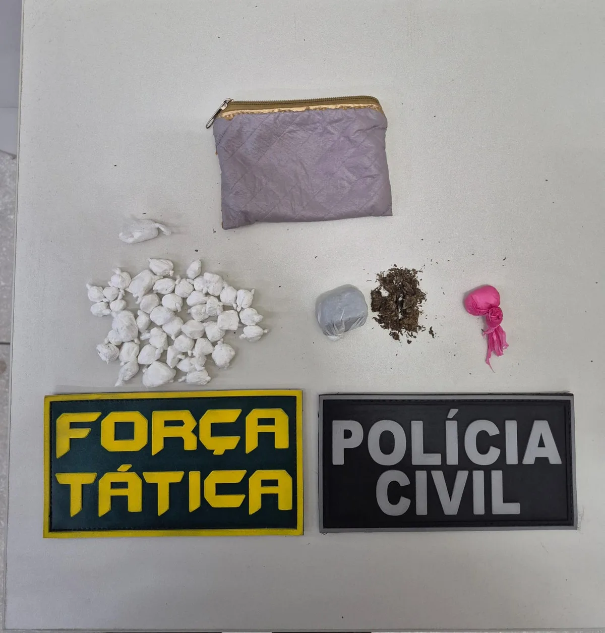 Homem com mandado de prisão é flagrado com cocaína e maconha em Barbalha