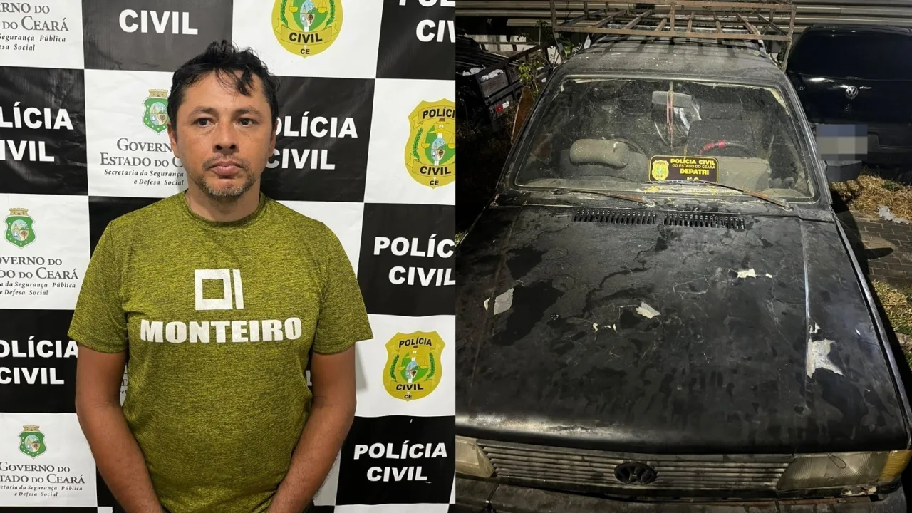 Homem furta carro após acionar guincho fingindo ser dono do veículo, em Fortaleza.