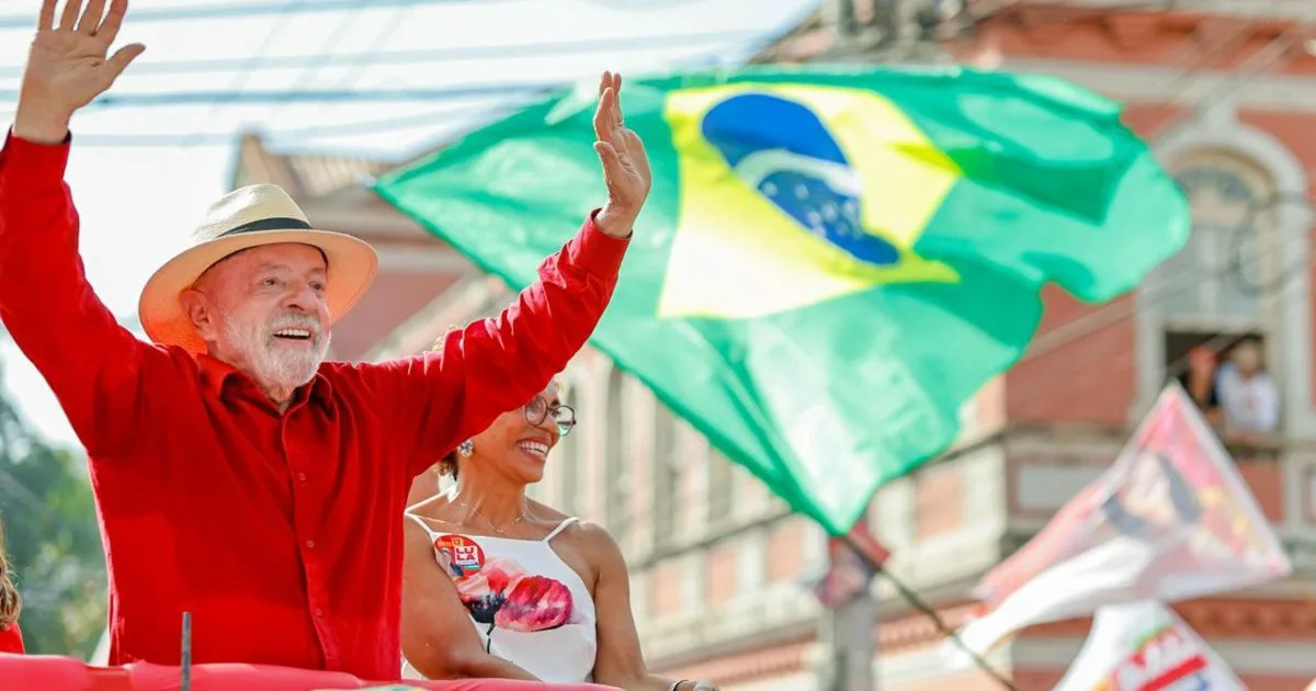 Gráfico demonstrativo da votação de Luiz Inácio Lula da Silva e Flávio Bolsonaro nas Eleições 2026.