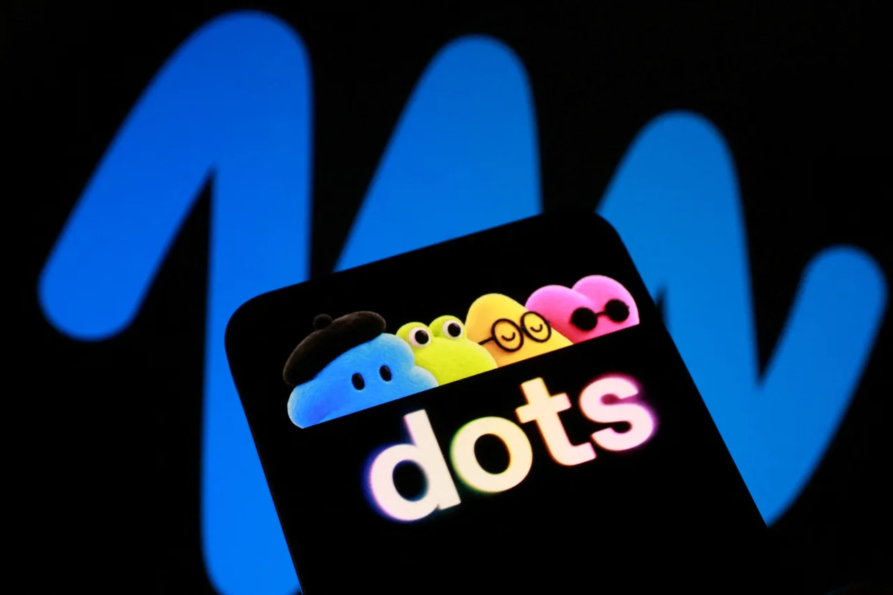 Logos da OpenAI e da Meta sobrepostos em uma montagem digital.