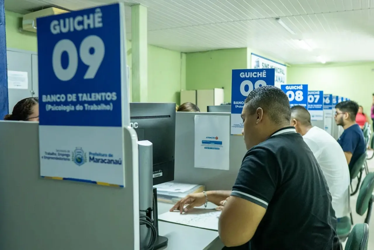 Fachada do Sine Maracanaú onde ocorrerá o mutirão de emprego.