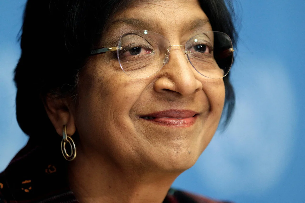 Retrato da jurista Navanethem 'Navi' Pillay.
