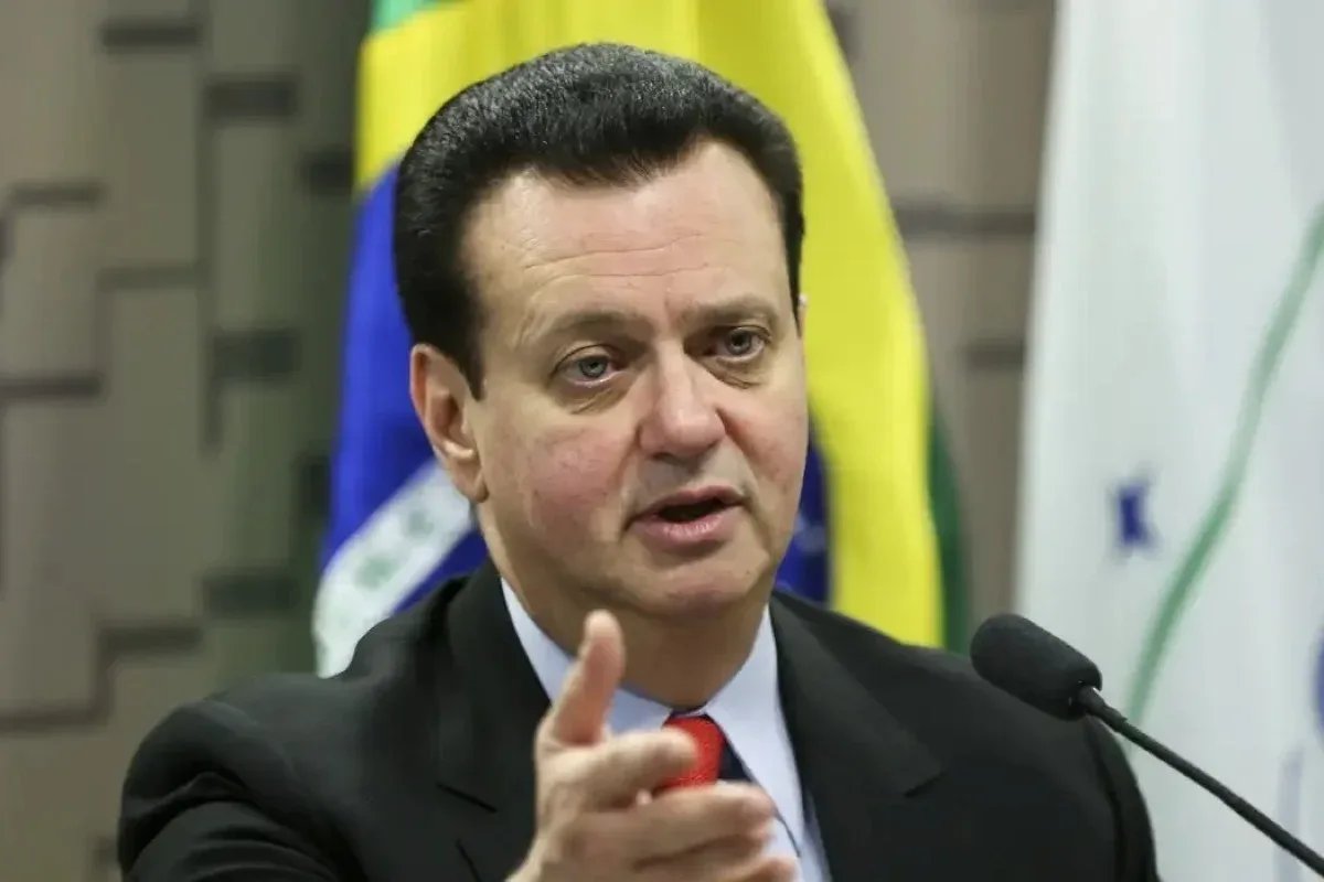 Foto de Gilberto Kassab, presidente nacional do PSD.