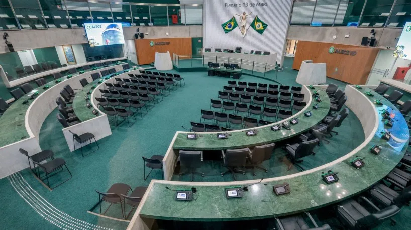 Fachada da Assembleia Legislativa do Ceará.