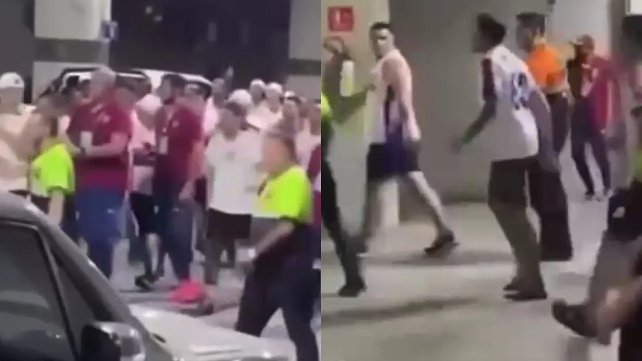 Torcedores do Fortaleza são levados à delegacia após tumulto em jogo