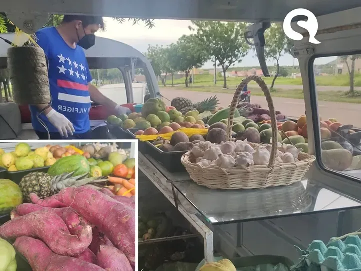 Crise | Vendedor de lanches transforma food truck em verdureira itinerante e faz sucesso em bairro de Sobral
