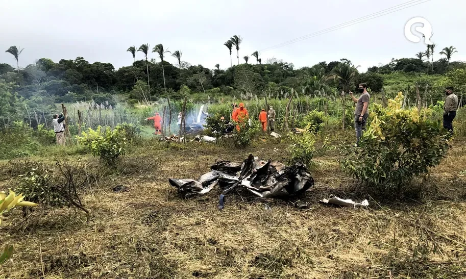 Corpos de quatro passageiros mortos em queda de avião são encontrados; IML de Sobral fará perícia