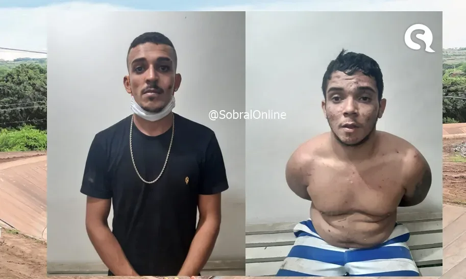 Polícia Militar prende dupla suspeita de executar pai e filha na zona rural de Granja-CE
