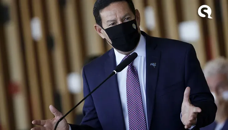 Vice-presidente Hamilton Mourão está com Covid-19