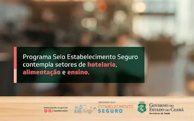 Empresas que estiverem cumprindo medidas de prevenção à Covid-19 ganharão selo de segurança