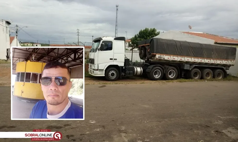 Homem é morto após ser esmagado por caminhão