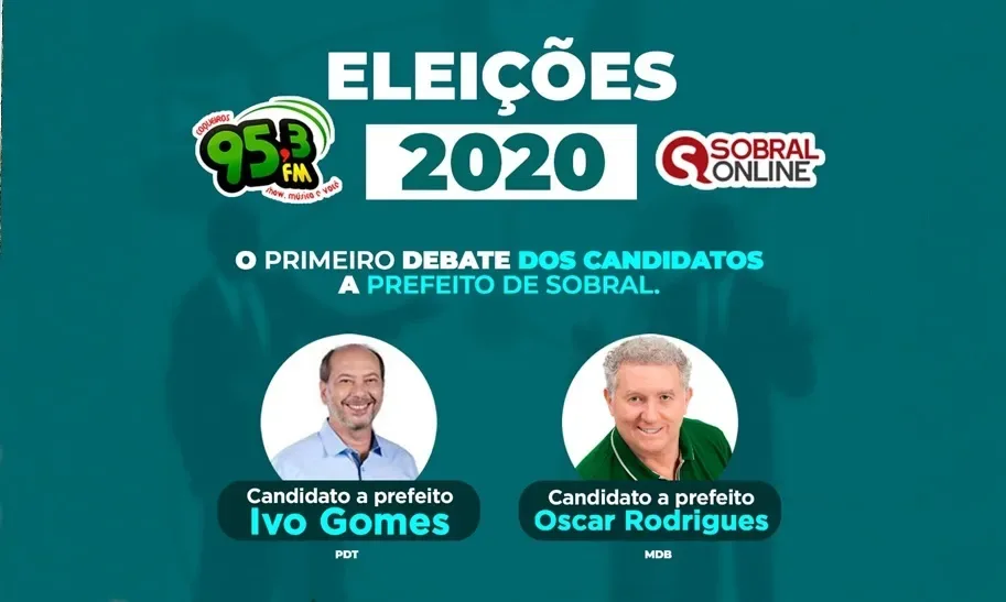 Agendado primeiro debate entre candidatos a prefeito de Sobral