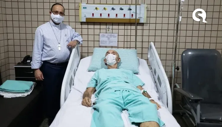 Após susto, Padre João Batista Frota está bem e deve receber alta nesta sexta-feira