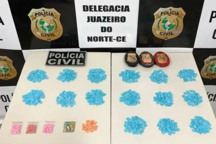 Universitários são presos em flagrante por tráfico na maior apreensão de droga sintética no Cariri em 2020