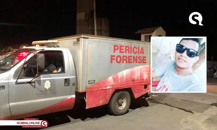 Jovem de 23 anos é morto a tiros em frente a condomínio em Sobral