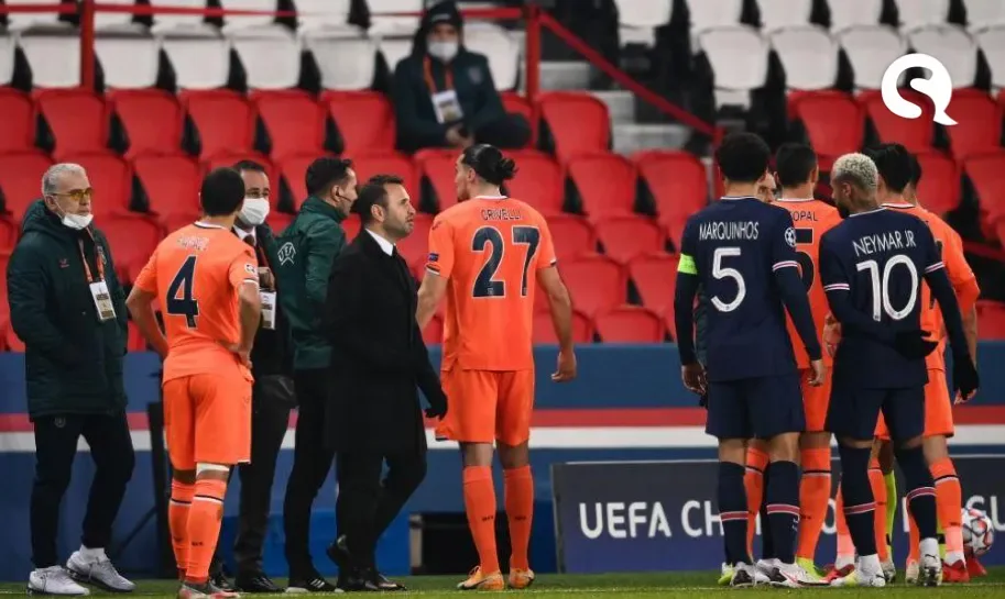Atletas de PSG e Istanbul deixam campo após ofensa racista em jogo da Liga dos Campeões