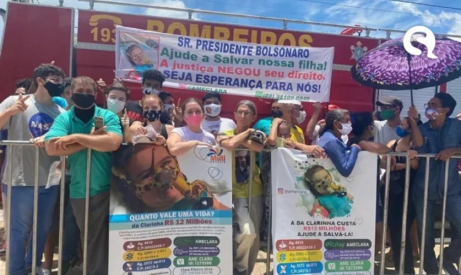 Família da Clarinha faz campanha de apelo ao Presidente Jair Bolsonaro em Tianguá CE