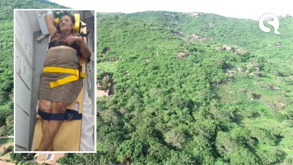 Idosa que sobreviveu por 7 dias em mata comendo plantas é internada com Covid-19 em Sobral CE