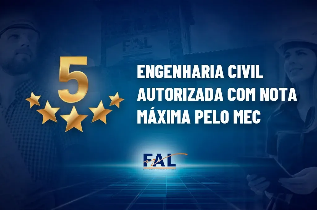 Curso de Engenharia Civil da FAL é autorizado com nota máxima pelo MEC