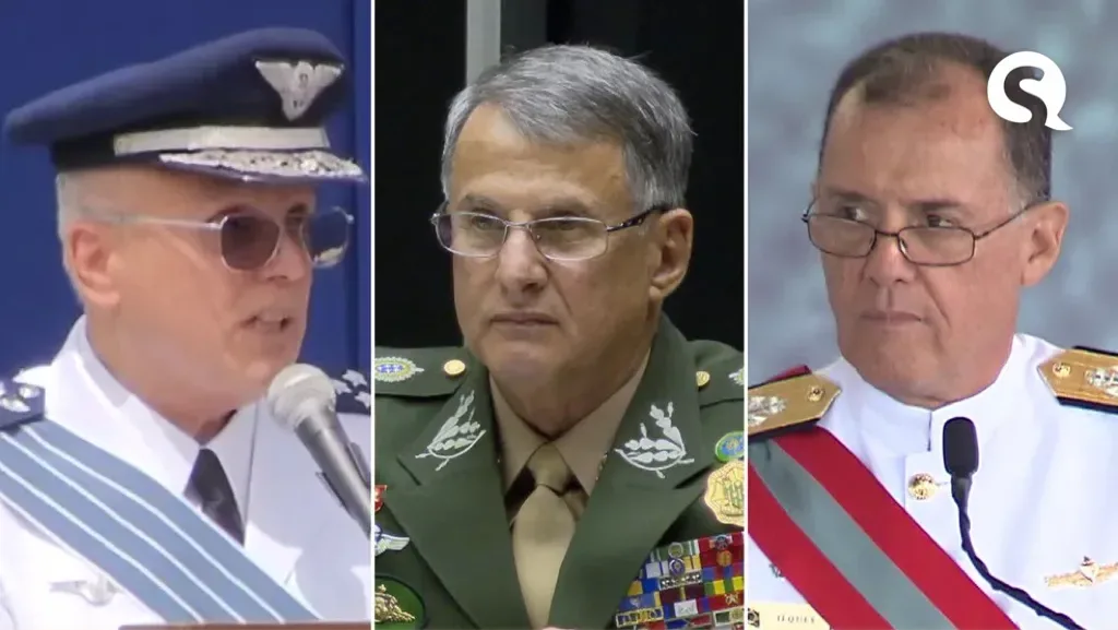 Ministério da Defesa anuncia saída dos comandantes das três Forças Armadas