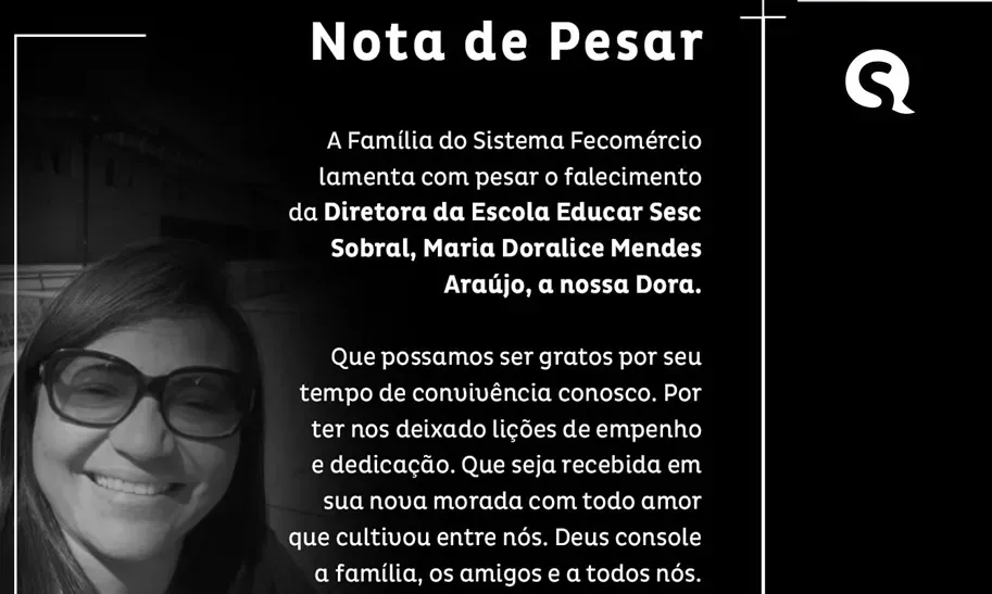 Educação de Luto | Diretora da escola Educar Sesc morre por Covid-19 em Sobral