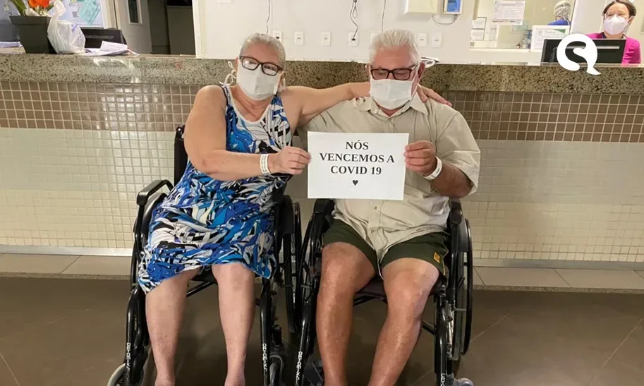 Casados há 43 anos, idosos têm alta juntos no HRN