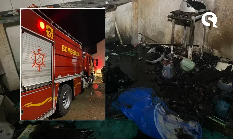 Funcionário esquece panela no fogo e causa incêndio em distribuidora em Sobral