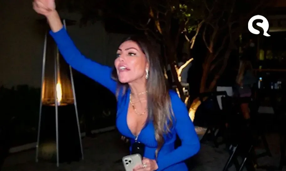 Após ser flagrada em festa clandestina, Liziane Gutierrez grita para a polícia: ‘vá para a favela’