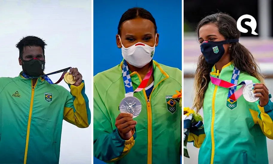 Confira todas as medalhas do Brasil nas Olimpíadas de Tóquio