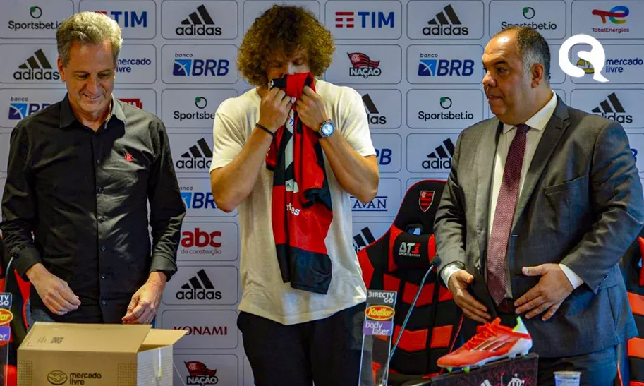 David Luiz prevê adaptação rápida no Flamengo: ‘O time exala alegria e harmonia’