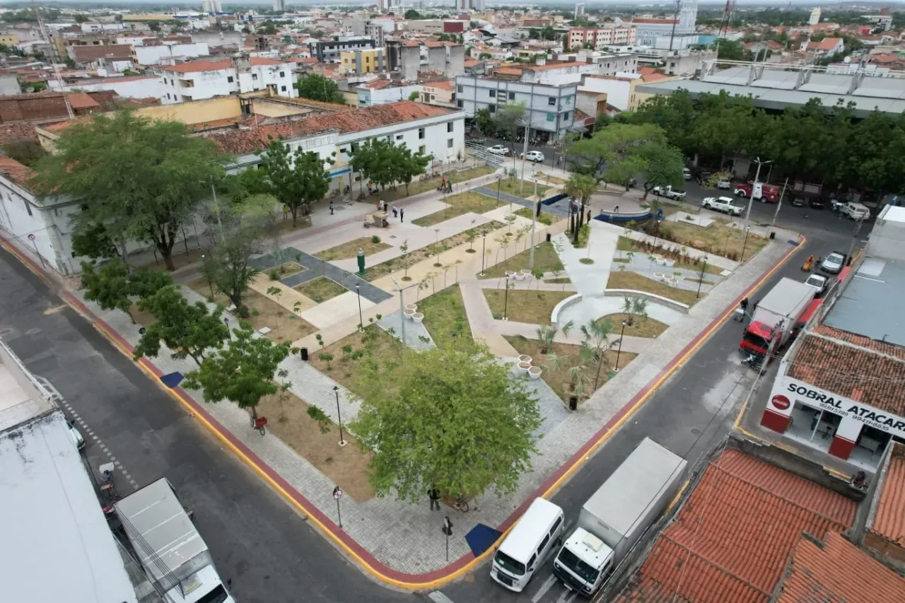 Prefeitura de Sobral inaugura nova Praça Luzia-Homem nesta sexta-feira (03/09)