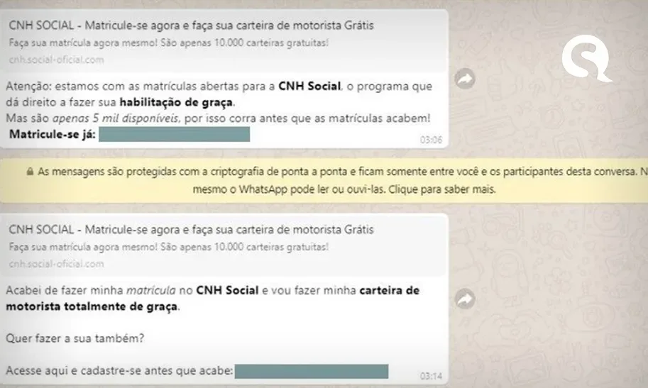 Criminosos usam busca por CNH popular para aplicar golpes no Ceará, alerta Detran