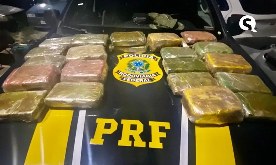 PRF apreende mais de 30 kg de droga avaliada em R$ 4 milhões em veículo na cidade de Itarema, no Ceará