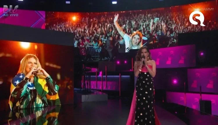 Anitta faz homenagem à Marília Mendonça no Grammy Latino 2021: ‘Me dói o coração’