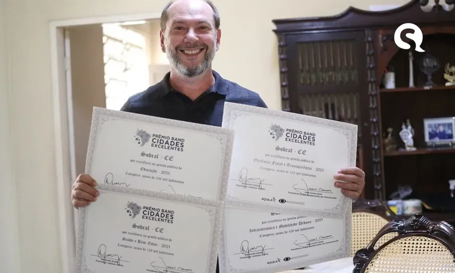 Sobral em 1º lugar em educação e saúde no Brasil segundo o prêmio Band Cidades Excelentes