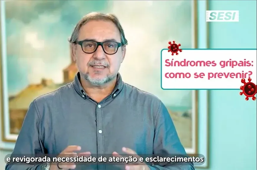SESI Ceará divulga vídeo sobre prevenção das Síndrome Gripais para instruir a população