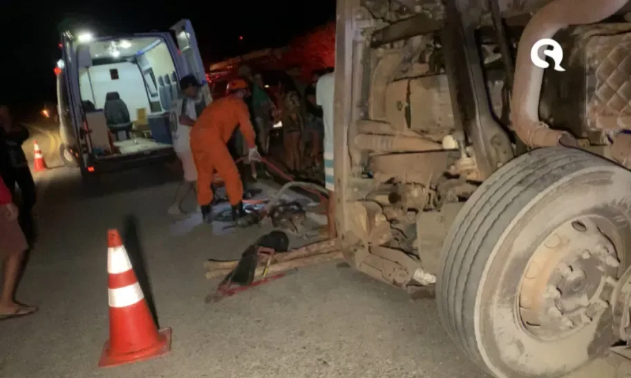 Acidente grave é registrado na BR-222 em Ubajara, na Serra da Ibiapaba