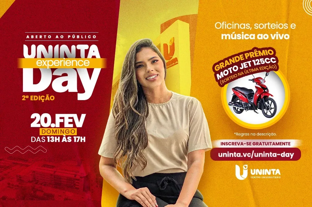 UNINTA Experience Day: 2ª edição trará mais oficinas gratuitas para o público jovem