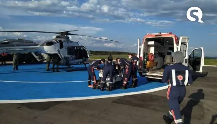 Bebê resgatado pelo Samu com apoio da Ciopaer recebe alta no Hospital Regional Norte
