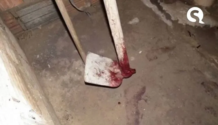 Jovem agride a própria mãe a golpes de enxada durante surto psicótico em Hidrolândia