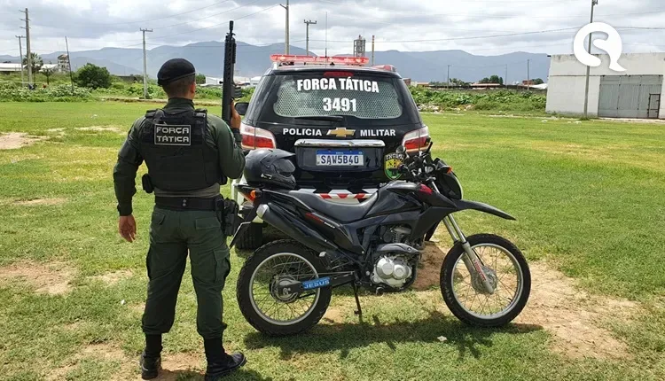 Polícia Militar recupera mais uma motocicleta roubada em Sobral