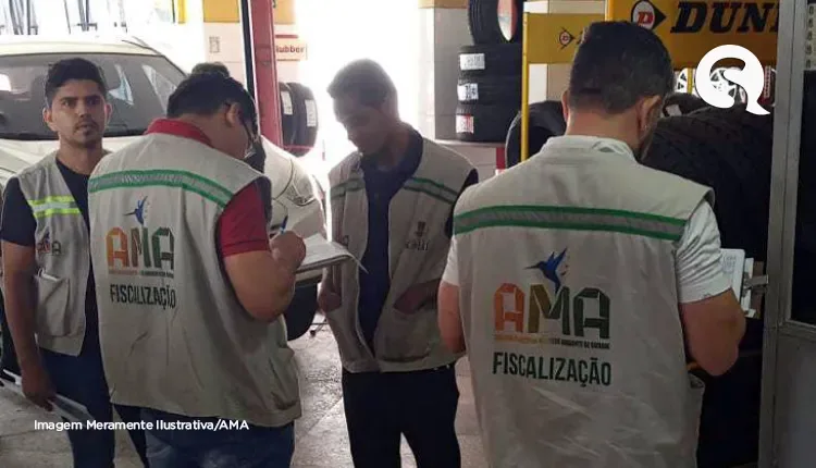 Equipe de fiscalização da AMA identifica e multa acusado de destruir 35 árvores em ciclovia de Sobral