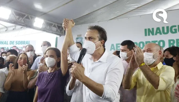 Na inauguração do aeroporto de Sobral, Camilo se despede do cargo e garante que “Izolda será uma extraordinária governadora”