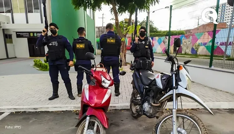 Guarda Civil Municipal de Sobral recupera motos e objetos roubados após denúncia anônima