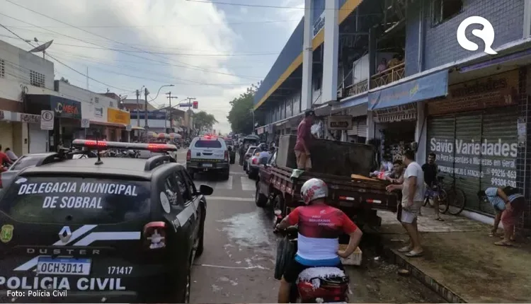 Polícia civil deflagra operação contra organização criminosa que ameaçava moradores do Residencial Caiçara e comerciantes do Centro de Sobral