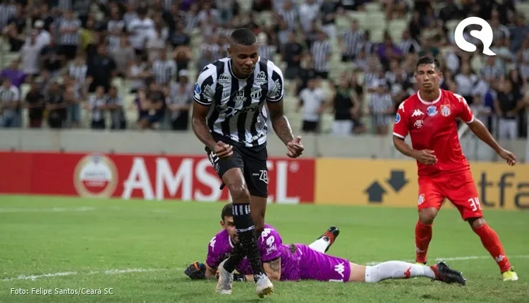 Ceará goleia o General Caballero-PAR e dá um grande passo rumo à classificação na Copa Sul-Americana