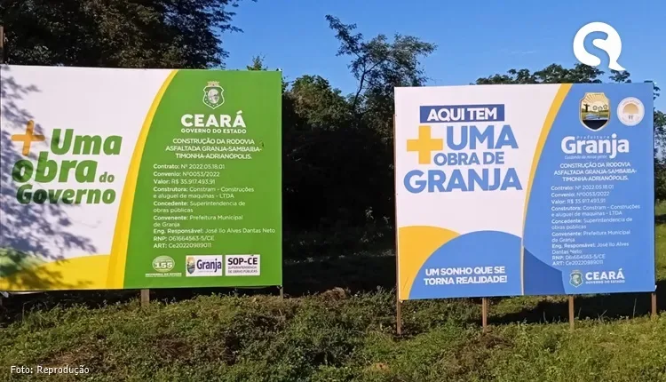Governadora Izolda Cela e Prefeita de Granja-CE, Juliana Aldigueri realizam assinatura da ordem de serviço para construção de Rodovia na cidade