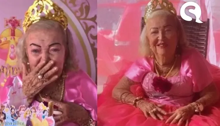 Idosa de Fortaleza ganha primeira festa de aniversário aos 87 anos: “Festa de princesa”