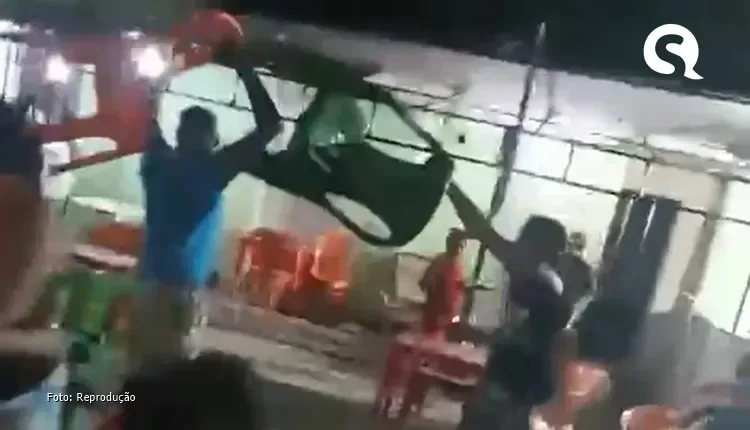 Confusão generalizada em bar termina com três feridos no Ceará